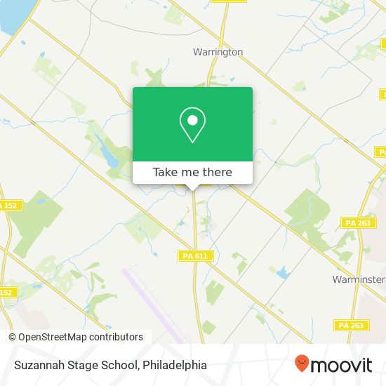 Mapa de Suzannah Stage School