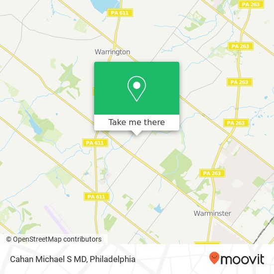 Cahan Michael S MD map