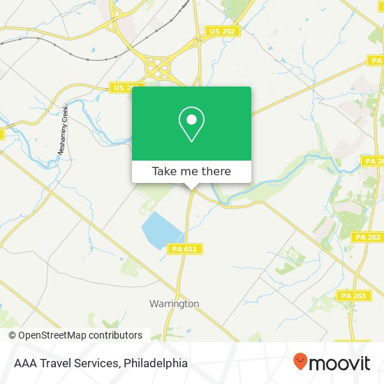 Mapa de AAA Travel Services