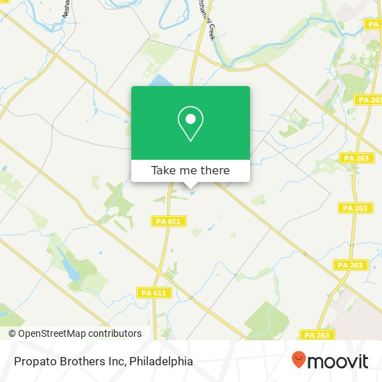 Propato Brothers Inc map