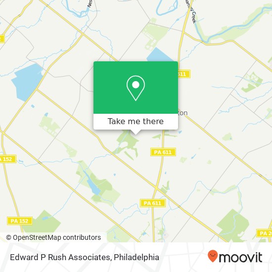 Edward P Rush Associates map