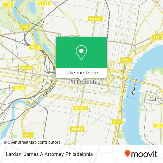 Lardani James A Attorney map