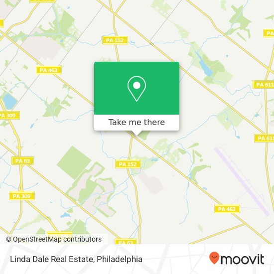 Linda Dale Real Estate map