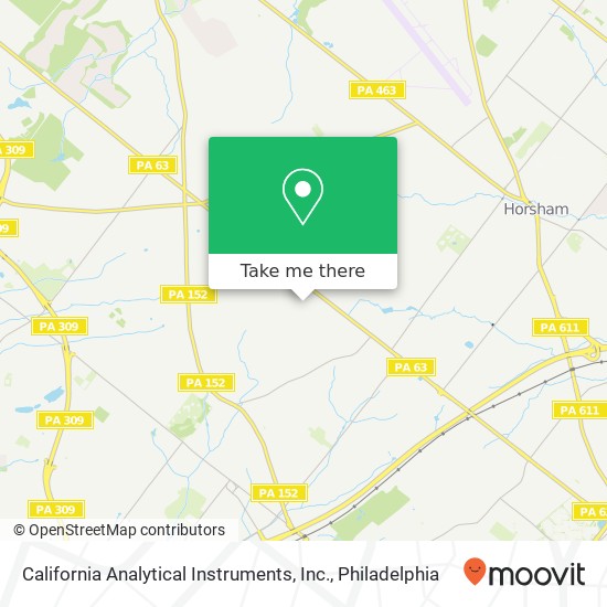 California Analytical Instruments, Inc. map