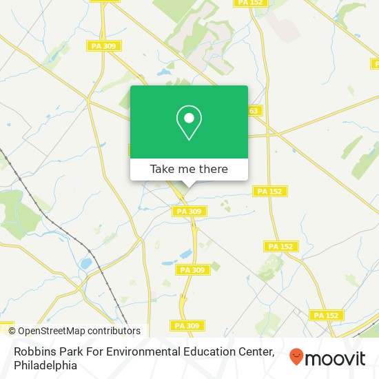 Mapa de Robbins Park For Environmental Education Center