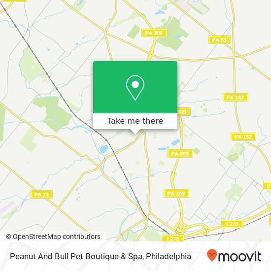 Mapa de Peanut And Bull Pet Boutique & Spa