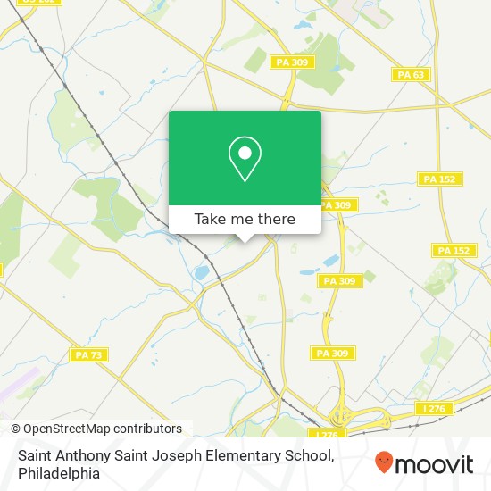 Mapa de Saint Anthony Saint Joseph Elementary School