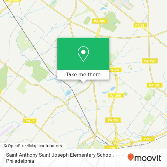 Saint Anthony Saint Joseph Elementary School map