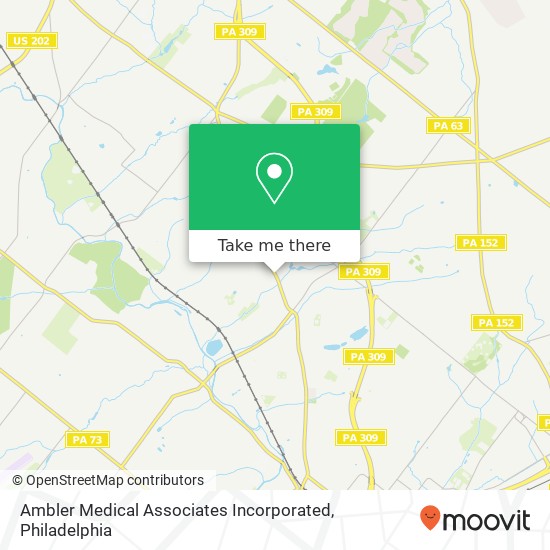 Mapa de Ambler Medical Associates Incorporated