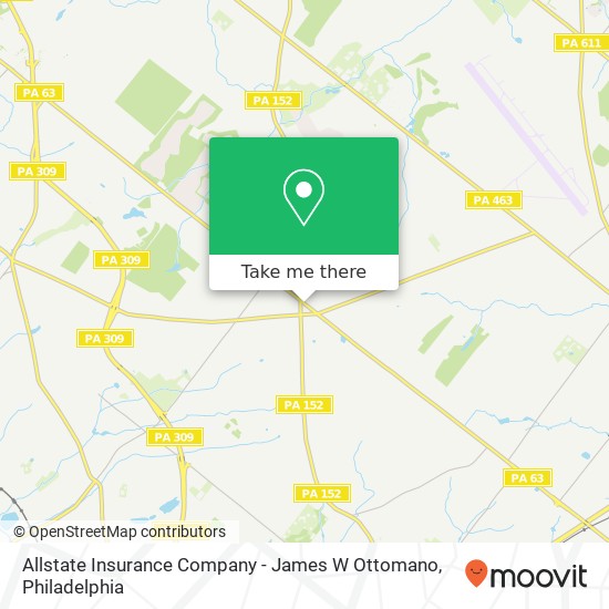 Mapa de Allstate Insurance Company - James W Ottomano