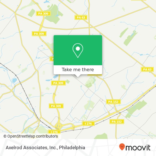 Axelrod Associates, Inc. map