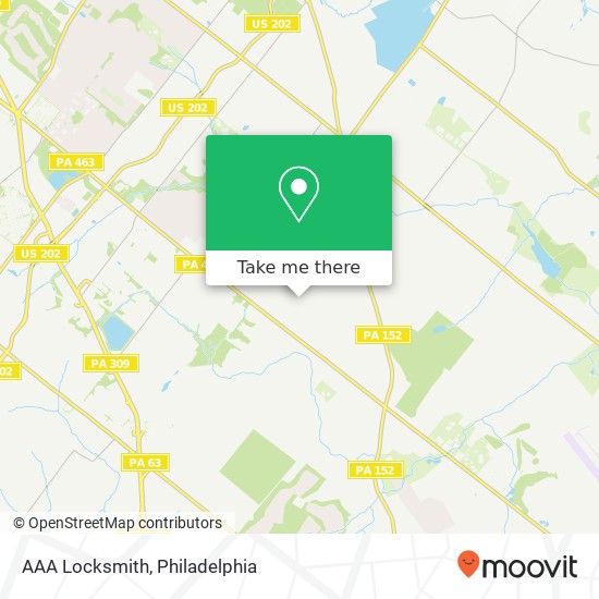 AAA Locksmith map