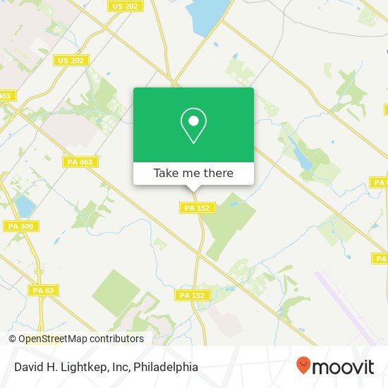 David H. Lightkep, Inc map