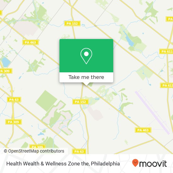 Health Wealth & Wellness Zone the map