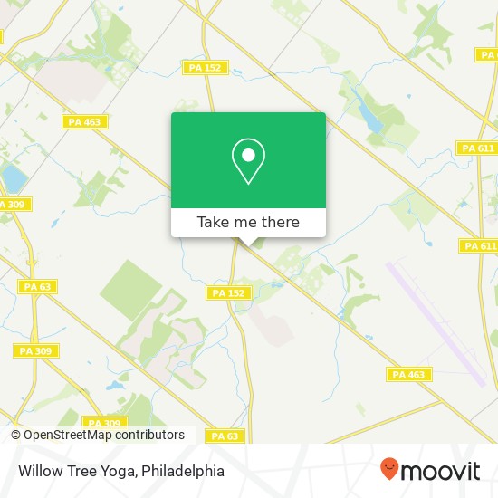 Mapa de Willow Tree Yoga