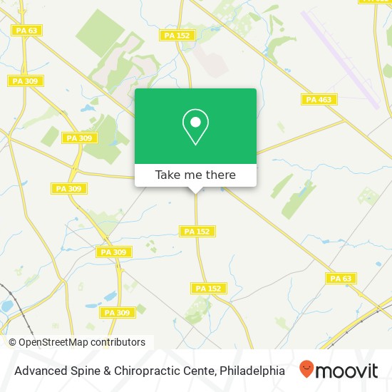 Advanced Spine & Chiropractic Cente map