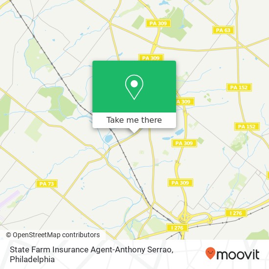 Mapa de State Farm Insurance Agent-Anthony Serrao