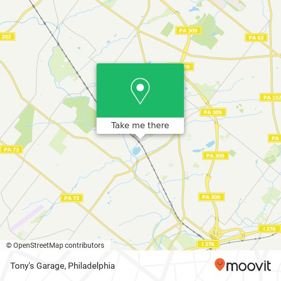 Mapa de Tony's Garage