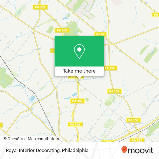 Royal Interior Decorating map