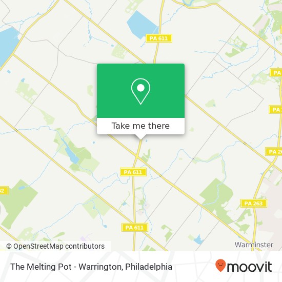 Mapa de The Melting Pot - Warrington