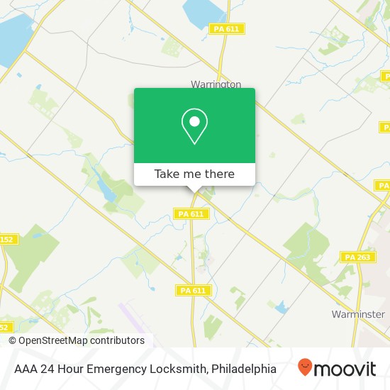 Mapa de AAA 24 Hour Emergency Locksmith