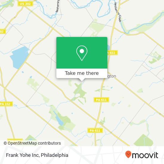 Mapa de Frank Yohe Inc