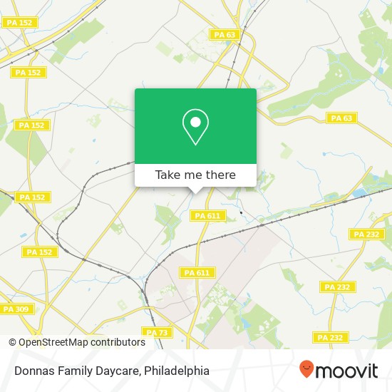 Mapa de Donnas Family Daycare