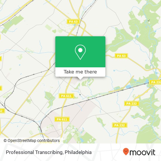 Professional Transcribing map