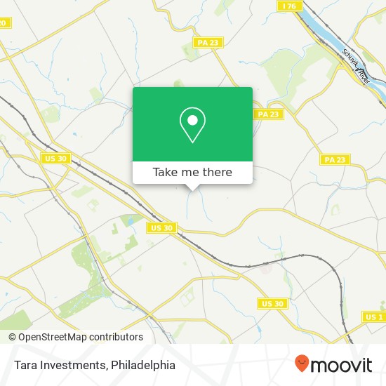 Mapa de Tara Investments