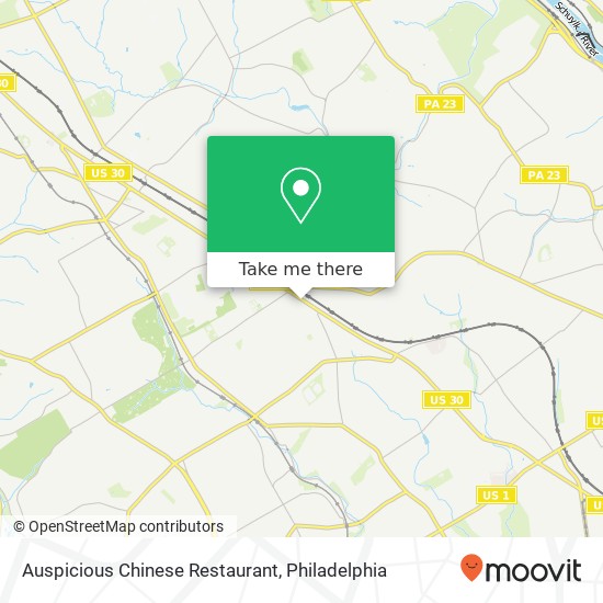 Mapa de Auspicious Chinese Restaurant