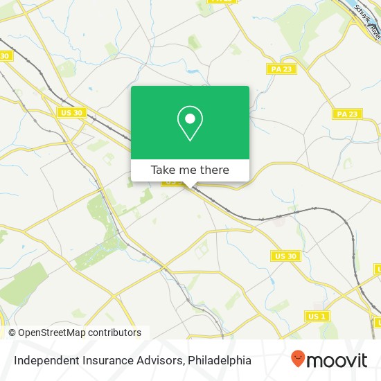 Independent Insurance Advisors map