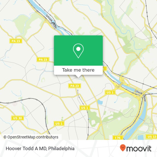 Hoover Todd A MD map