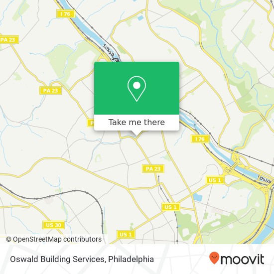 Oswald Building Services map