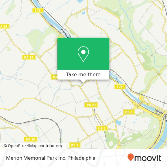 Merion Memorial Park Inc map
