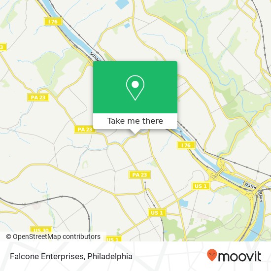 Falcone Enterprises map