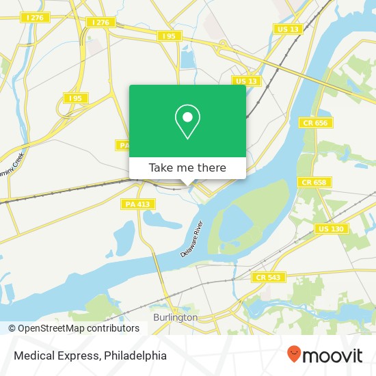 Medical Express map