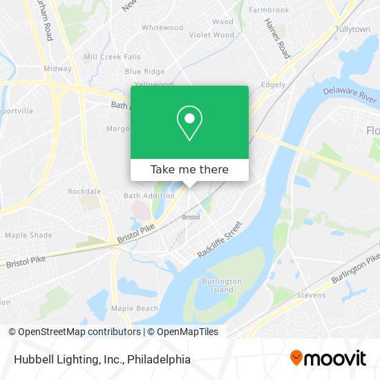 Hubbell Lighting, Inc. map