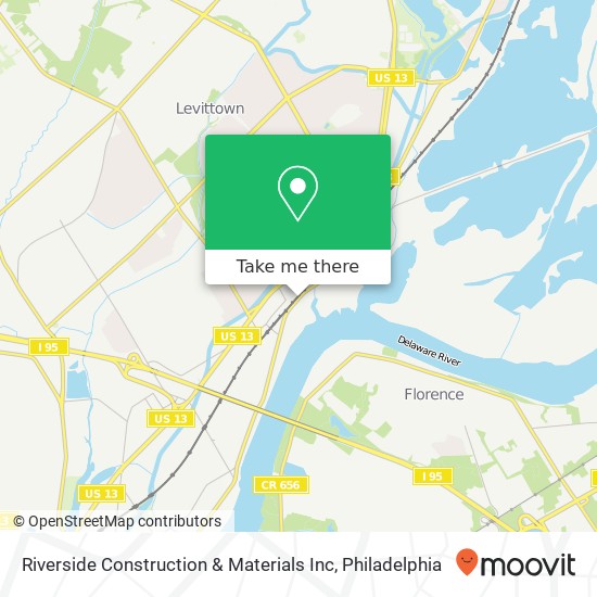 Riverside Construction & Materials Inc map
