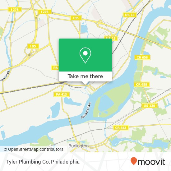 Mapa de Tyler Plumbing Co