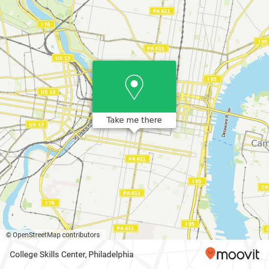 College Skills Center map