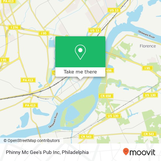 Phinny Mc Gee's Pub Inc map