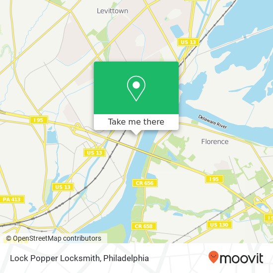 Lock Popper Locksmith map