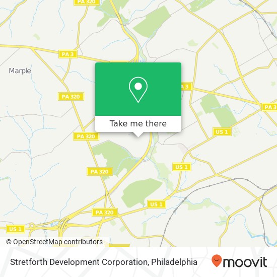 Stretforth Development Corporation map