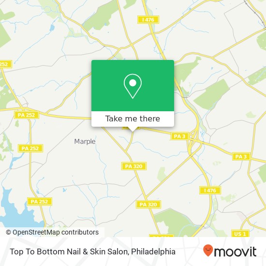 Top To Bottom Nail & Skin Salon map