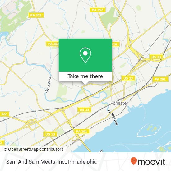 Mapa de Sam And Sam Meats, Inc.