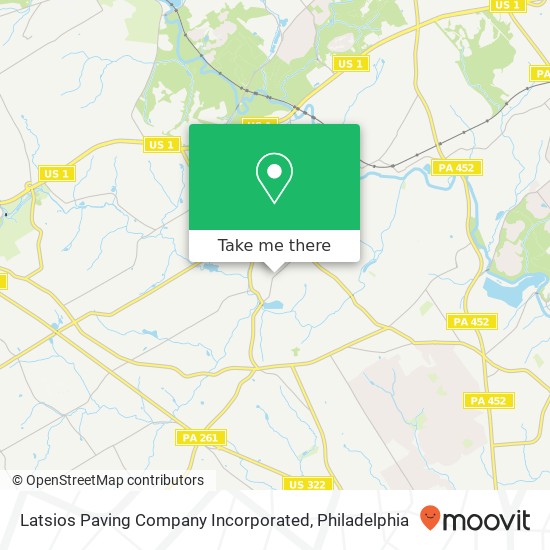 Latsios Paving Company Incorporated map