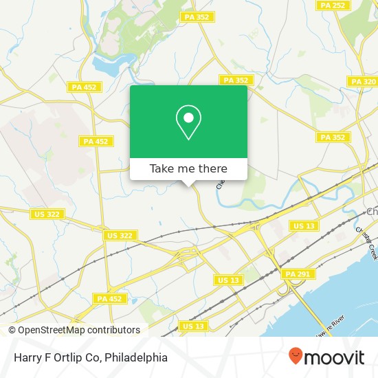 Harry F Ortlip Co map