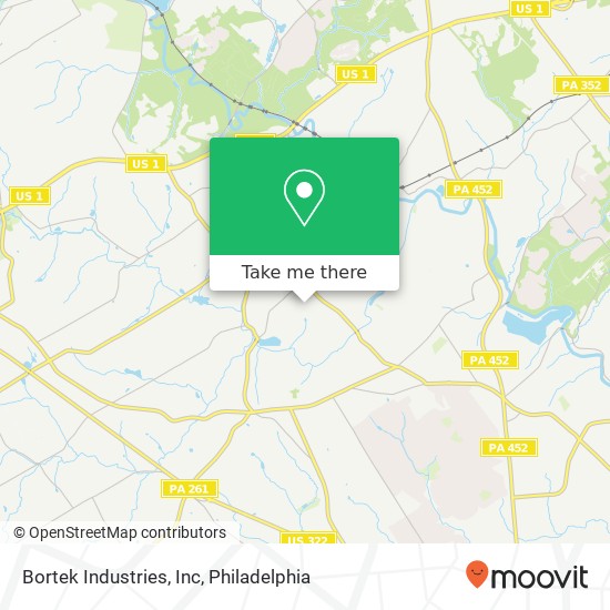 Bortek Industries, Inc map