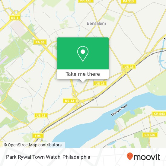 Mapa de Park Rywal Town Watch