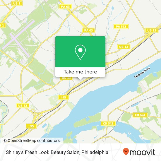 Mapa de Shirley's Fresh Look Beauty Salon